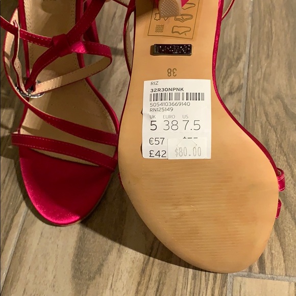Topshop Riz ankle straps heels - Picture 3 of 4